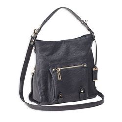 BULLDOG HOBO ANNA PURSE BLK