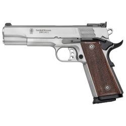 SW PC 1911 9MM 5 SS AS PRO SERIES WOOD GRIP 10R