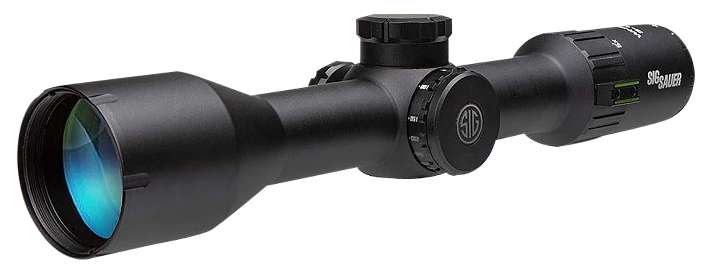 Sig Sauer Electro-Optics SOW63112 Whiskey6  Black 3-18x44mm 30mm Tube MOA Milling Hunter 2.0 Reticle Features Locking Turrets