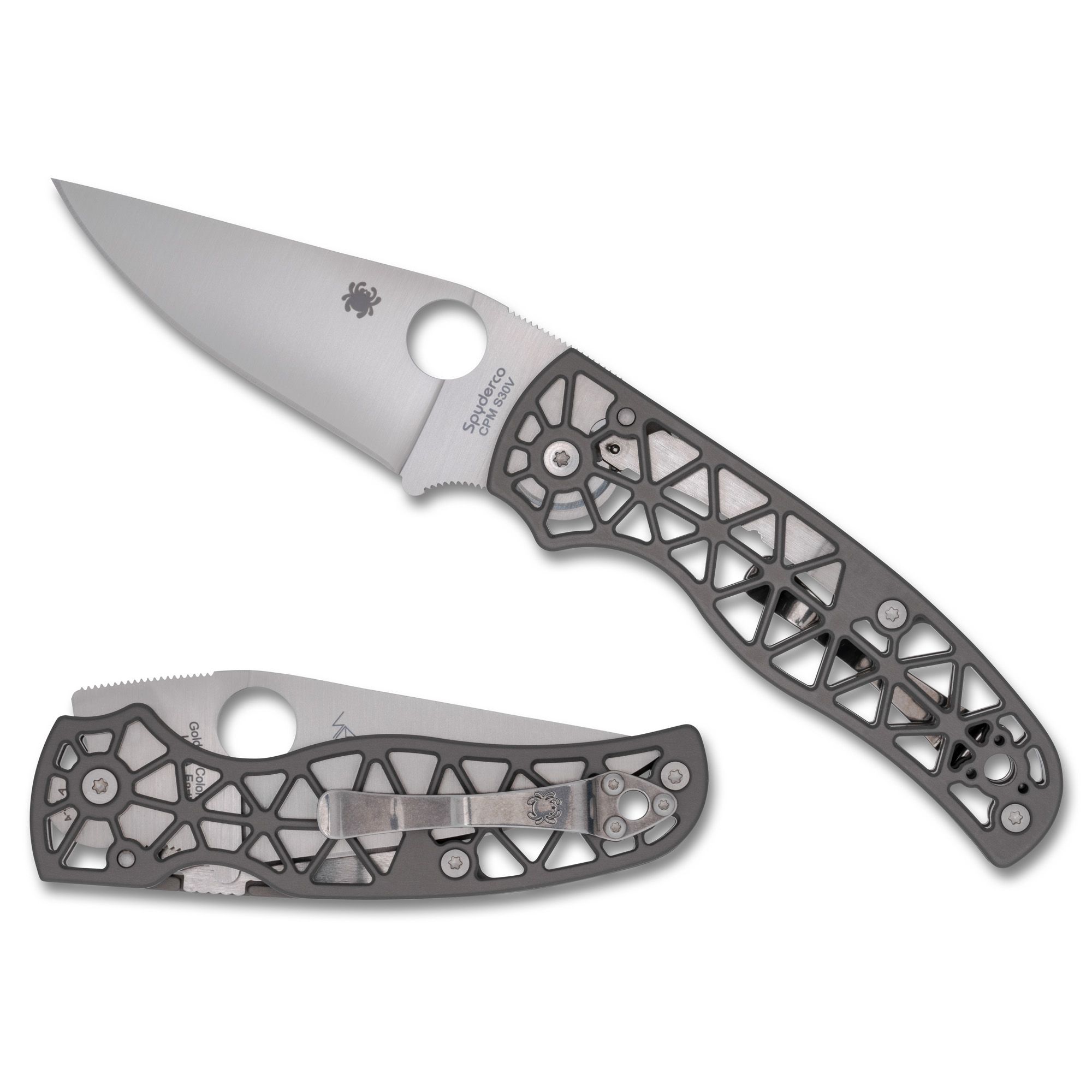 SPYDERCO EDGERATI GEOMETRIC 3.57 GRY