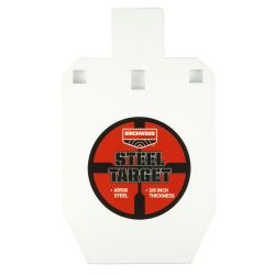 B/C 1/3 IPSC SILHOUETTE TARGET WHT