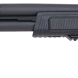 Mossberg 57340 500 JIC FLEX 12 Gauge 5+1 3″ 18.50″ Cylinder Bore Barrel, Matte Blued Metal Finish, Synthetic Flex Pistol Grip Stock, Includes Custom Carry Case