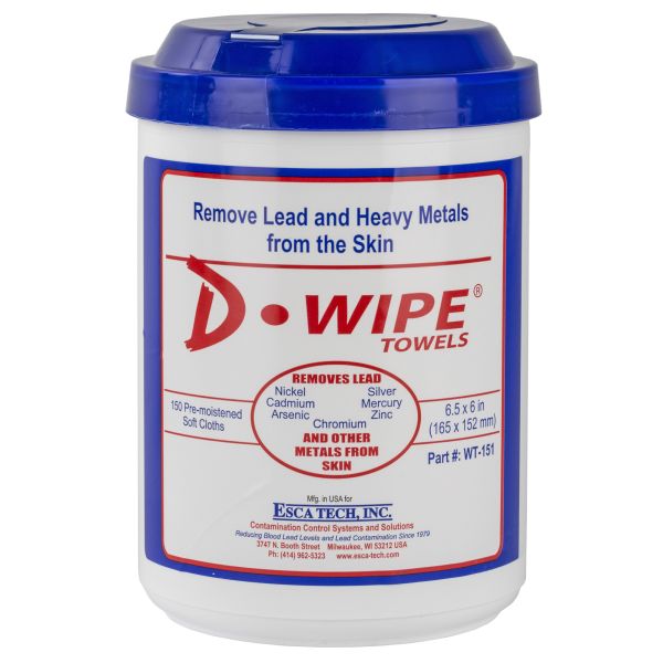 D-WIPE TOWELS 8-150 CT CANISTERS