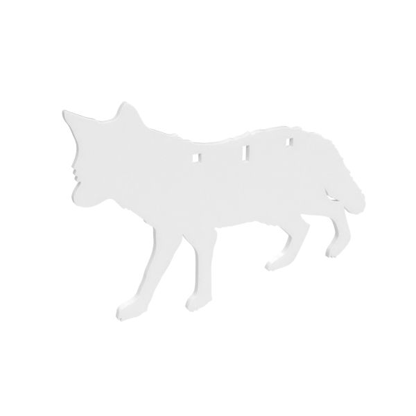 B/C AR500 3/8″ SILHOUETTE COYOTE WHT
