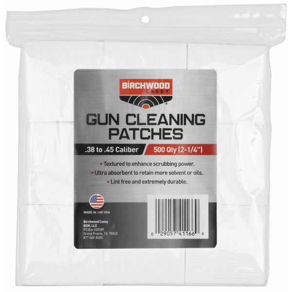 B/C PATCHES 2-1/4″ .38-.45 CAL 500PK