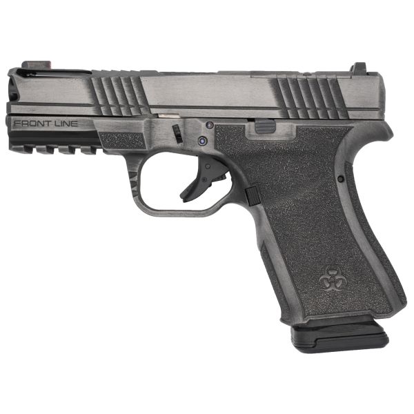 BRO FRONTLINE+ 9MM 4″ 15RD BW GRAY