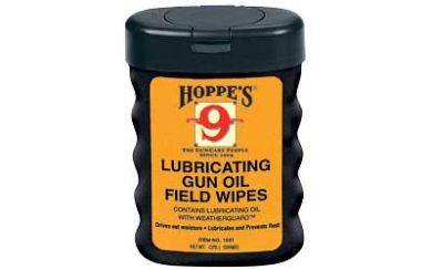 HOPPES GUN OIL FIELD WIPES 3″X5″ 50C