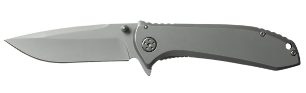 Smiths Products 51010 Titania II 3.50″ Folding Drop Point Plain Satin Titanium Coated Stainless Steel Blade/Stainless Steel Handle Includes Pocket Clip