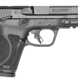 Smith & Wesson 14099 M&P M2.0 *MA Compliant Compact 9mm Luger 10+1 4″ Black Armornite Stainless Steel Barrel, Black Cerakote Optic Cut/Serrated Stainless Steel Slide & Polymer Frame w/Picatinny Rail