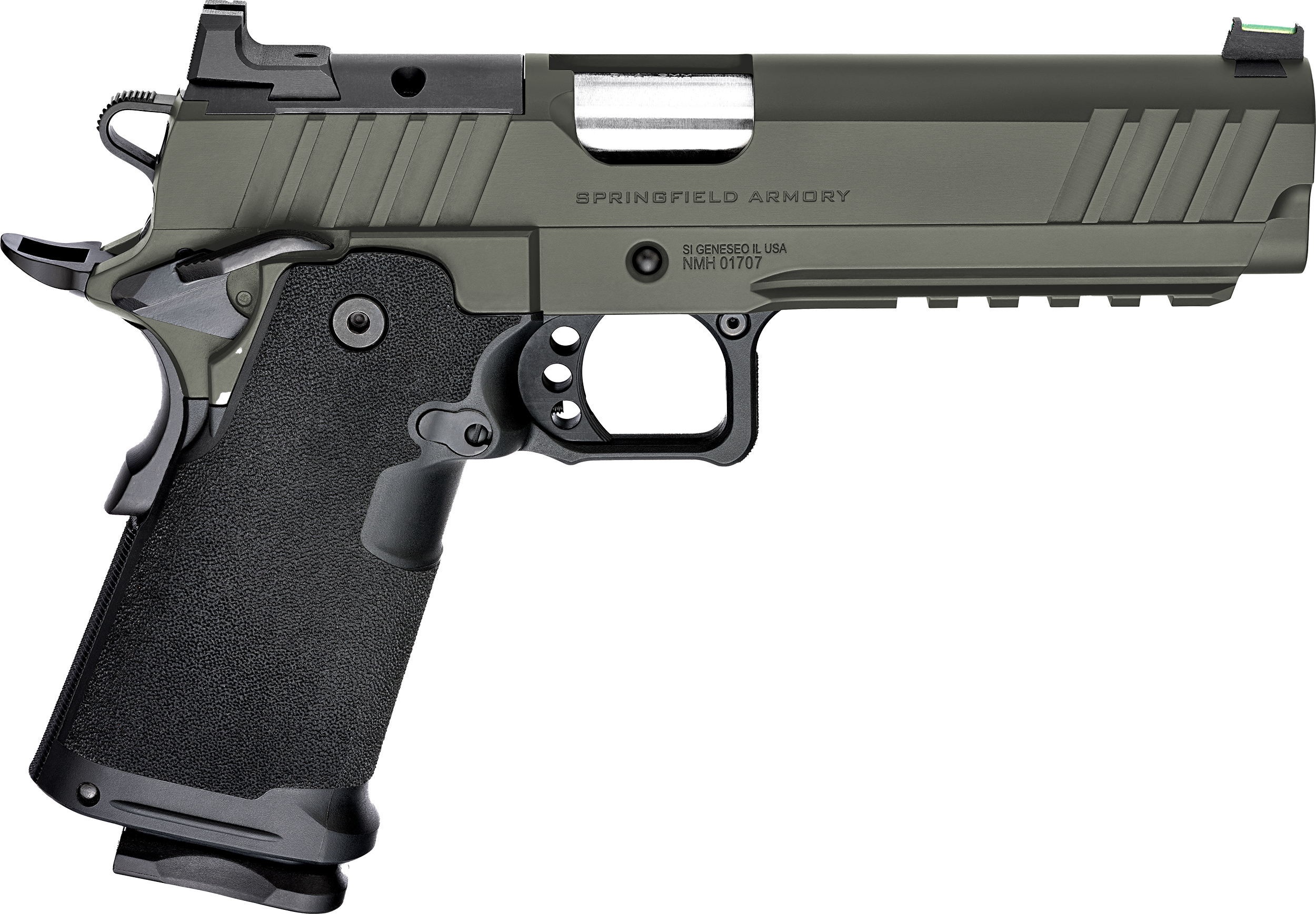 Springfield Armory PH9119AOSBT-PKG 1911 Prodigy DS 9mm 17+1 5″ Tungsten Gearup package includes 5 magazines and bag