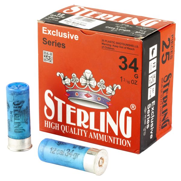 STERLING EXCLSV 12GA 2.75″ #4 25/250