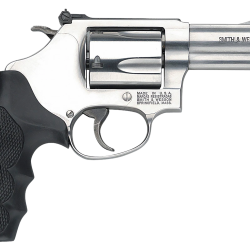 Smith & Wesson 162430 Model 60  357 Mag or 38 S&W Spl +P 5 Shot 3″ Stainless Steel Barrel/Cylinder, Satin Stainless Steel J-Frame, Exposed Hammer, Polymer Grip