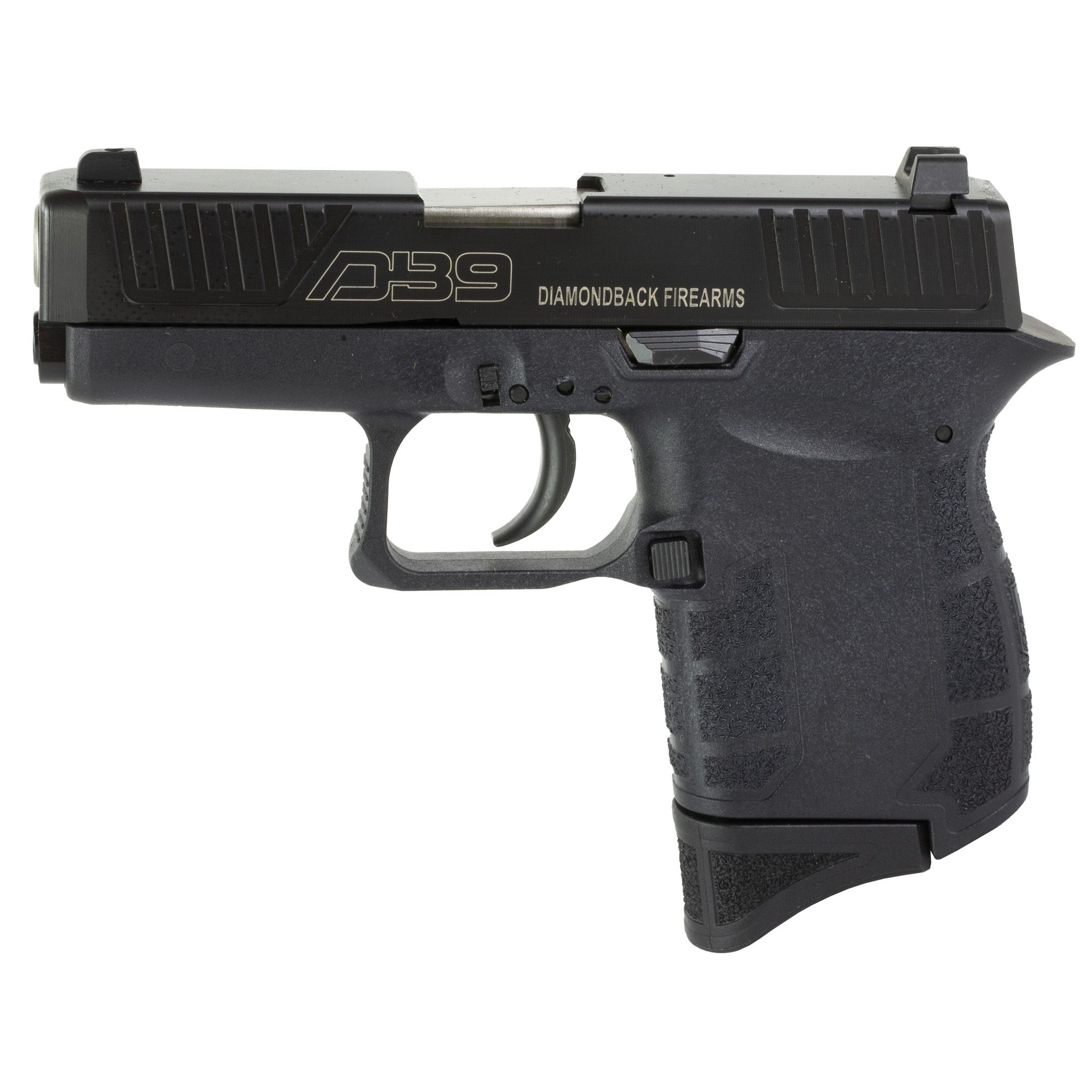 DBF DB9 9MM 3″ 6RD BLK