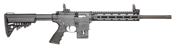 Smith & Wesson 11507 M&P15-22 Performance Center Sport *MA,MD,NJ Compliant 22 LR Caliber with 10+1 Capacity, 18″ Barrel, Matte Black Metal Finish & Fixed Vltor Black Synthetic Stock Right Hand
