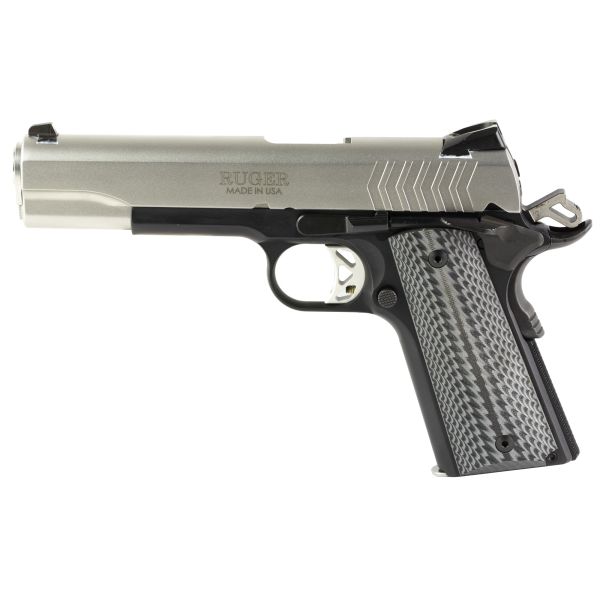 RUGER SR1911 9MM 5″ LTW 9RD BLK/SLV