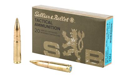 S&B 300BLK 200GR FMJ SUBSONIC20/1000