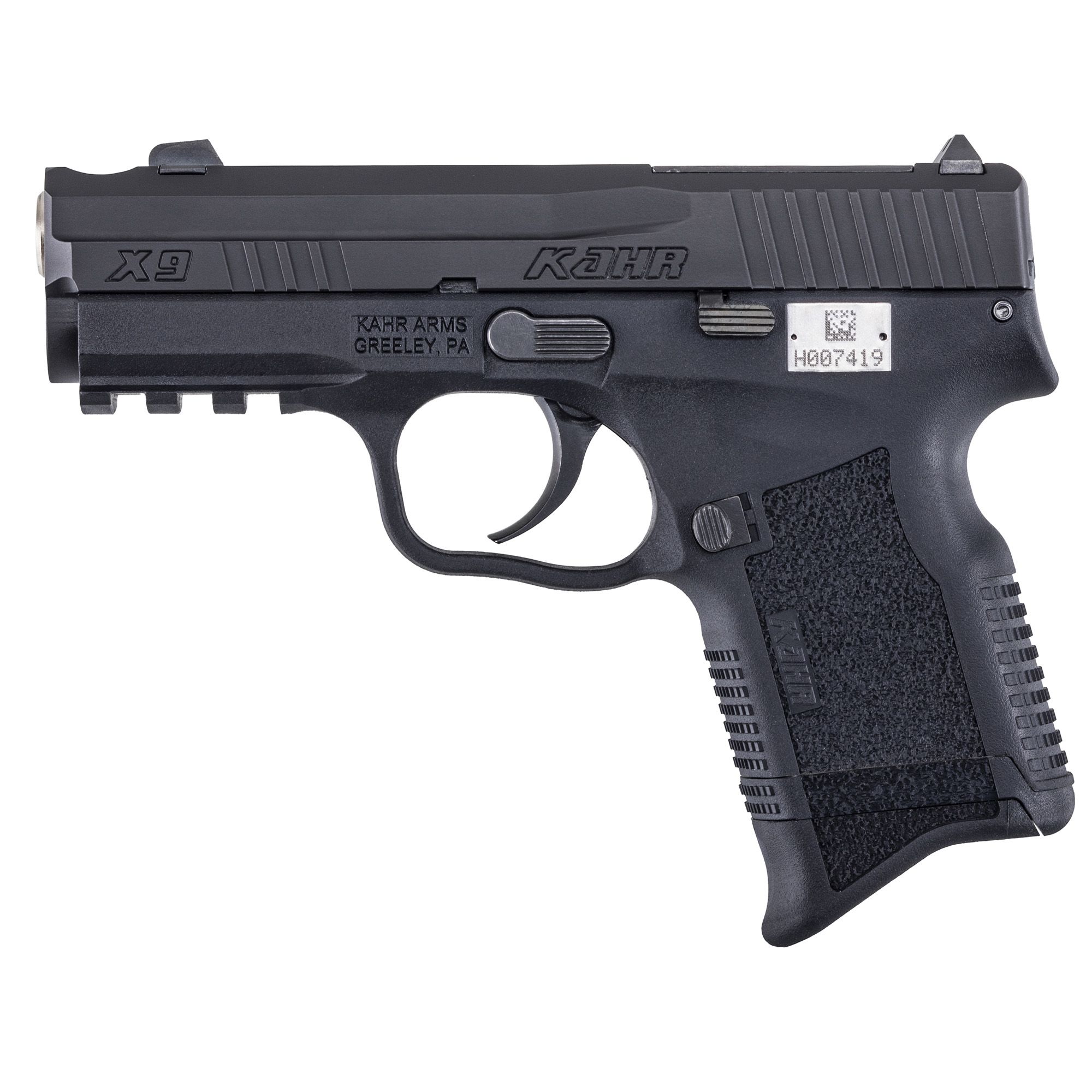 KAHR X9 9MM 3.54″ 10RD OR PORTED BLK