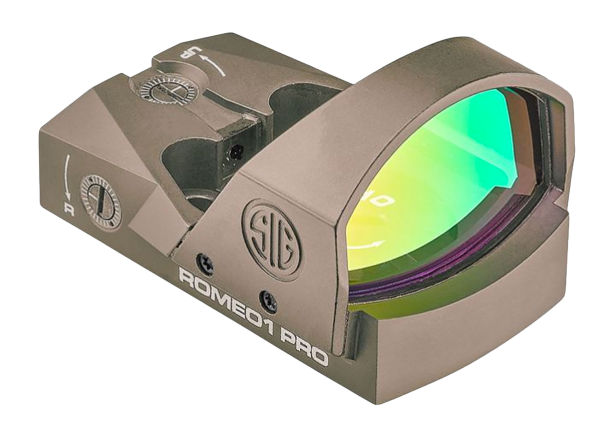 Sig Sauer Electro-Optics SOR1P103 Romeo1Pro  Flat Dark Earth 1 x 30 mm 6 MOA Red Dot