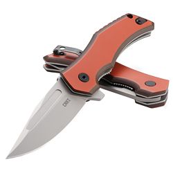 CRKT FAWKES ORANGE 2.74″ PLAIN EDGE