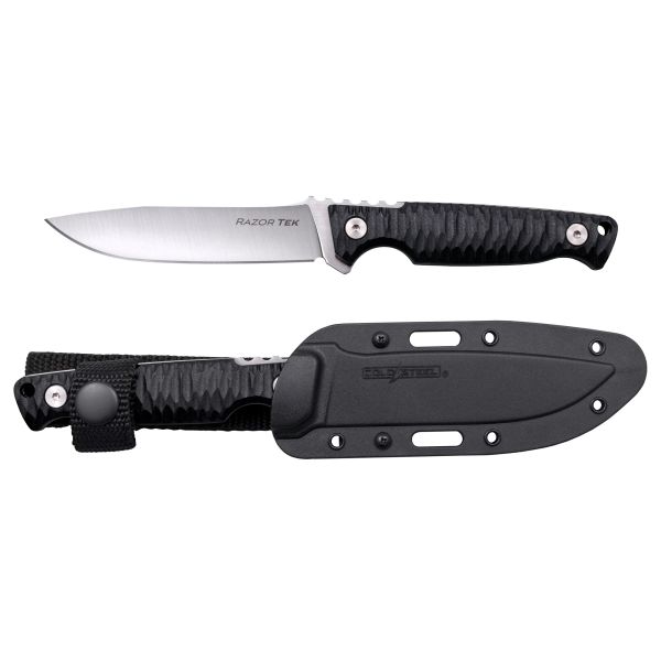 COLD STL RAZORTEK 4″ BLK W/SHEATH