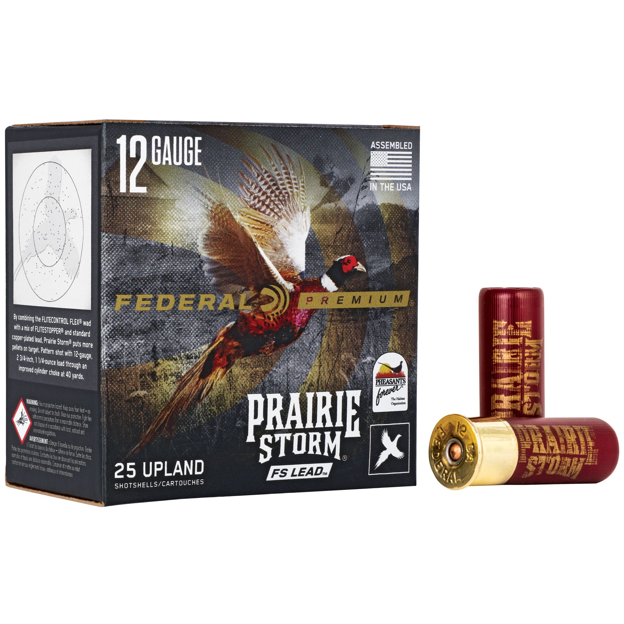 FED PR STORM 12GA 2.75″ #5 LD 25/250