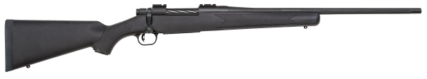 Mossberg 27877 Patriot  25-06 Rem 5+1 22″ Fluted Barrel w/Recessed Match Crown, Matte Blued Metal Finish, Spiral-Fluted Bolt, Synthetic Stock, Drop Box Magazine, Adjustable LBA Trigger