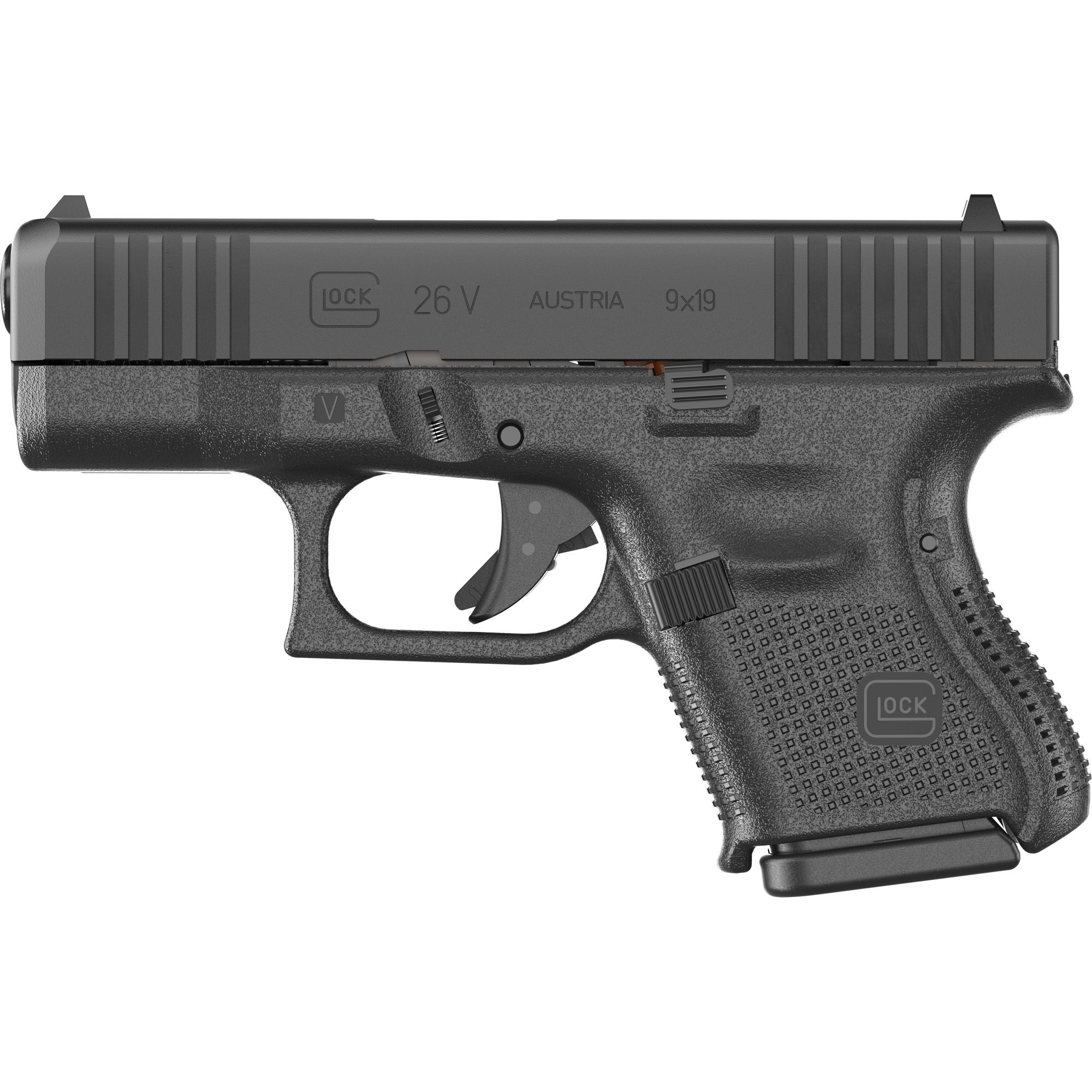 GLOCK 26 (V) 9MM 10RD 3 MAGS FS