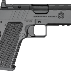 Springfield Armory PX9227LAOS 1911 Emissary 9mm 9+1 4.25″ Stainless Steel Barrel Optic Ready Black Carbon Steel Slide VZ Grips Thin-Line G10 Grip