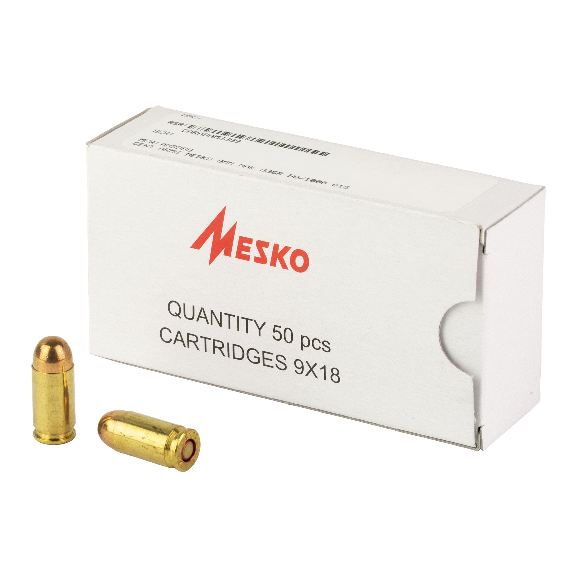 CENT ARMS MESKO 9MM MAK 93GR 50/1000