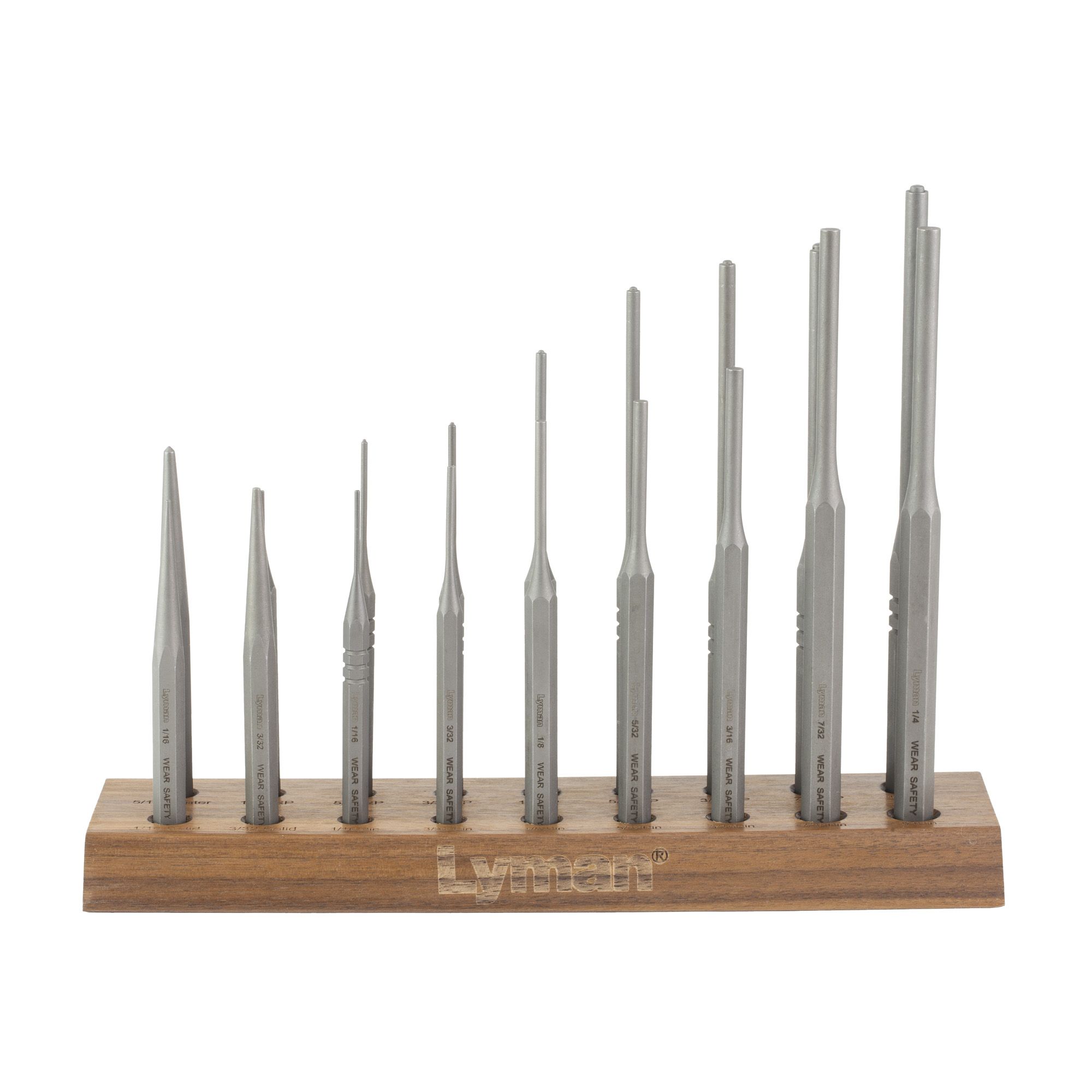 LYMAN ARMORER’S 18 PC HEX PUNCH SET