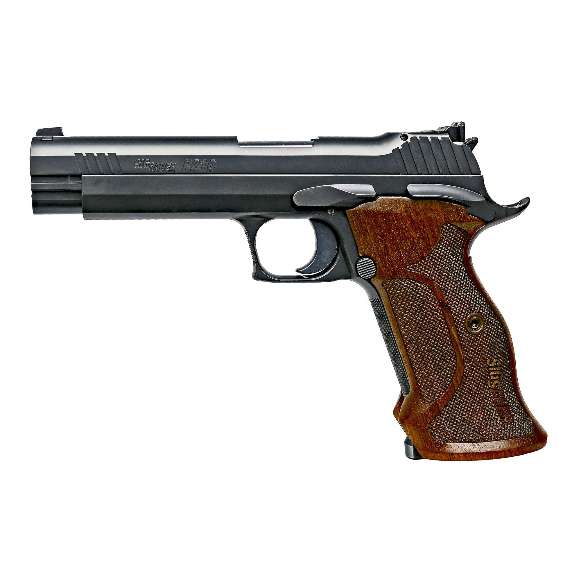SIG P210 TARGET 9MM 5″ 8RD BLK AS