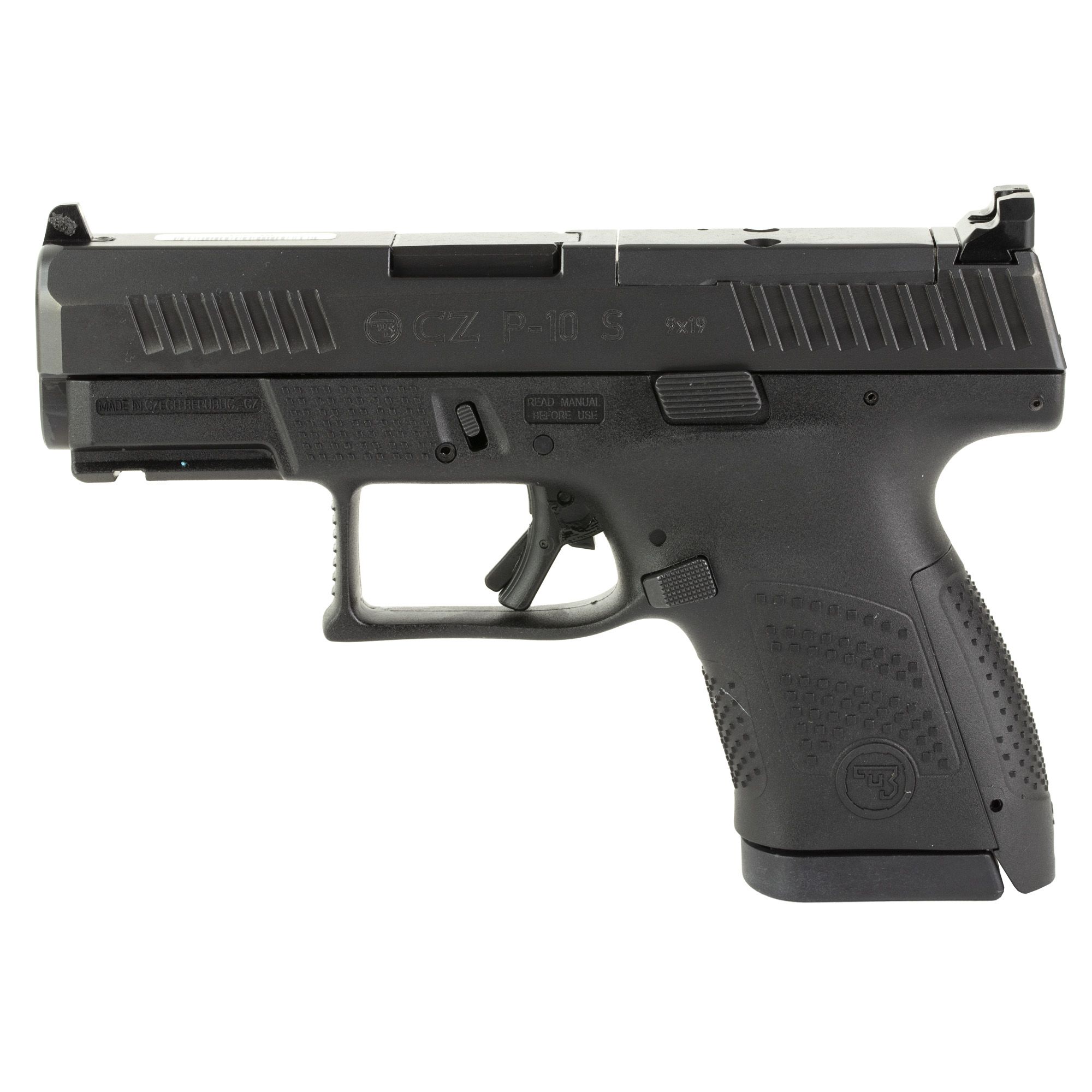 CZ P-10S 9MM 3.5″ OR BLK 12RD