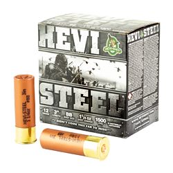 HEVI STEEL 12GA 3″ BB 25/250