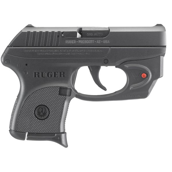 RUGER LCP 380ACP 2.75″ BLK 6RD W/LSR