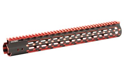 UTG PRO M-LOK 15″SSLM 2TN RL BLK/RD