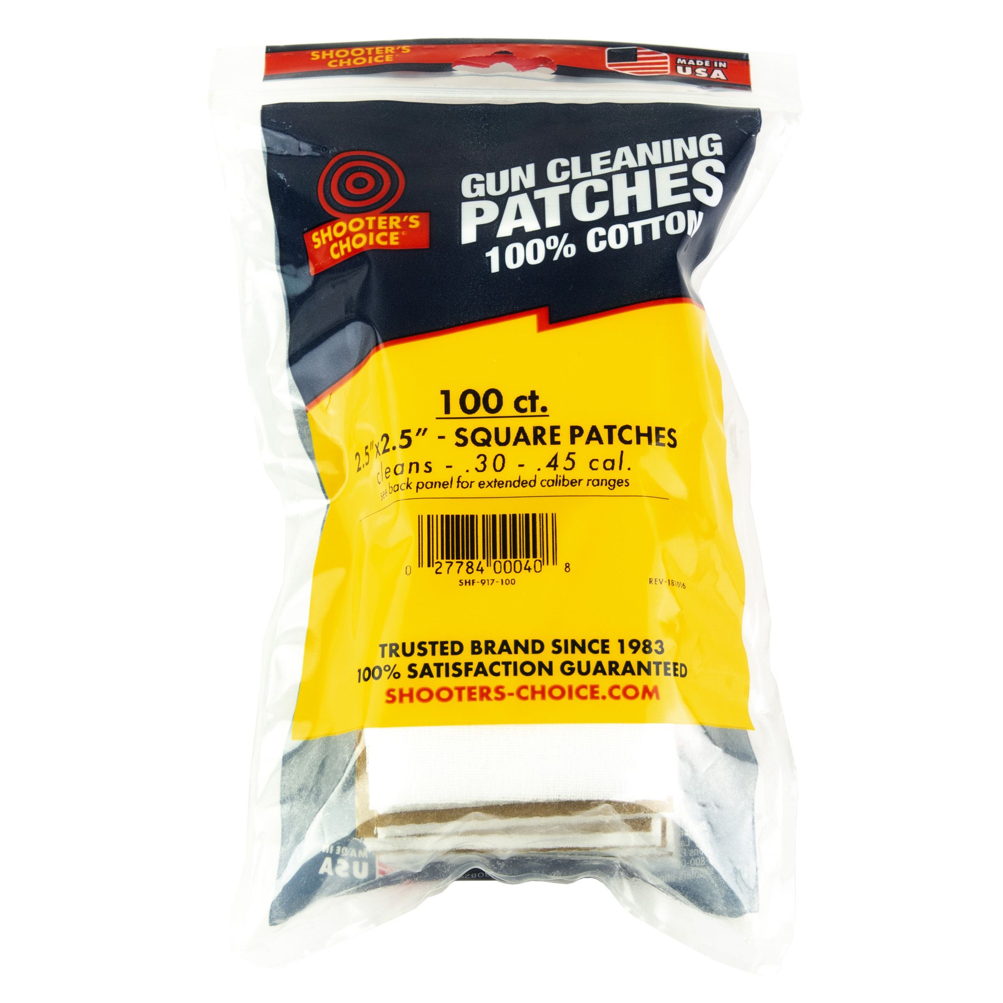 SHOOTERS CHOICE 100PK 2.5″ PATCH