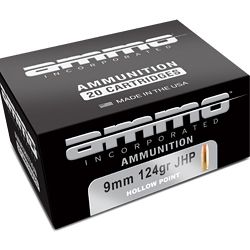 AMMO INC 9MM 124GR XTP JHP 20/200