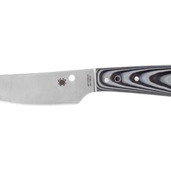 SPYDERCO BOW RIVER G-10 BLK/WHITE