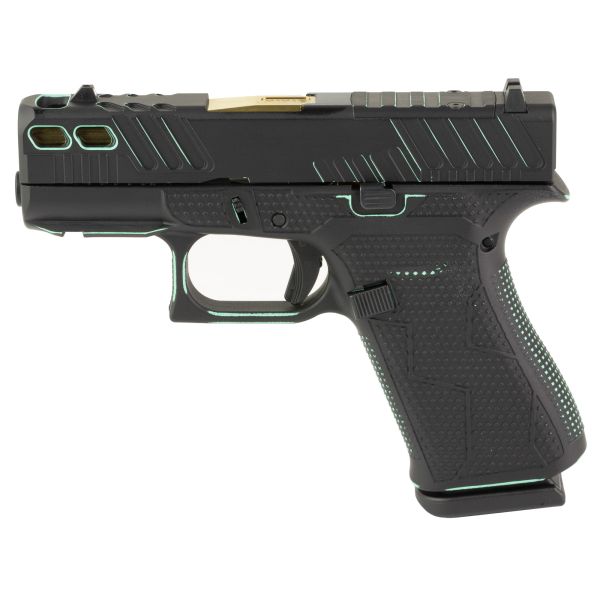 GLOCK 43X 9MM 10RD BLACK ROBBIN BLUE