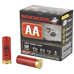 WIN AA TRGT 12GA 2.75″ #9 25/250