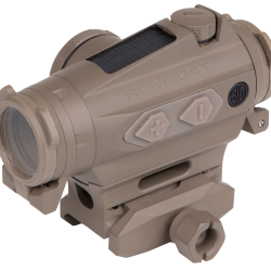 Sig Sauer Electro-Optics SOR43131 Romeo4T  Flat Dark Earth 1 x 20 mm 2 MOA Red Ballistic Dot/65 MOA Circle
