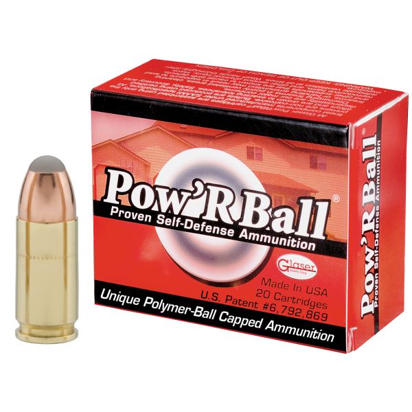 CORBON POW’RBALL 9MM+P 100GR 20/500