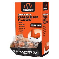 WALKER’S FOAM EAR PLUGS 200PK BOX