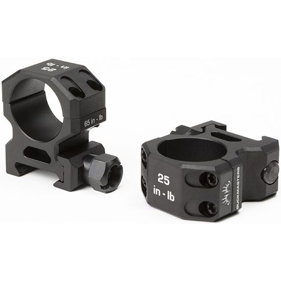 SIG BUCKMASTERS RING SET 1IN MED ALUMINUM BLK