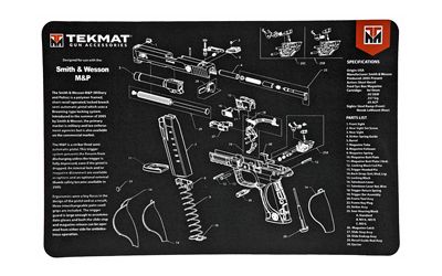 TEKMAT PISTOL MAT S&W M&P BLK