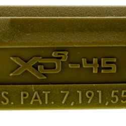 Springfield Armory XDS5001MFDE Backstrap Sleeve made of Polymer with Flat Dark Earth Finish & 1 Piece Finish for 45 ACP Springfield XD-S with #1 Backstrap & 3.30″ Barrel