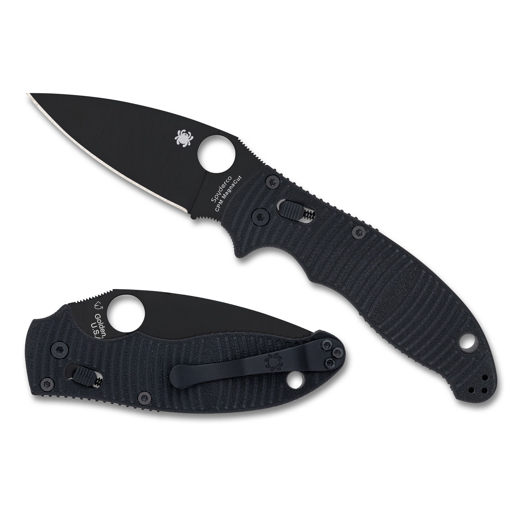 SPYDERCO MANIX 2 SALT MC 3.37″ BLK
