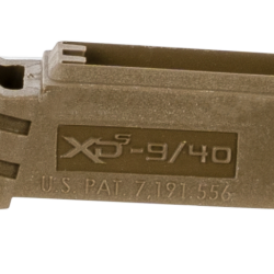 Springfield Armory XDS5902MFDE Backstrap Sleeve  made of Polymer with Flat Dark Earth & 1 Piece Design for 9mm Luger Springfield XD-S with #2 Backstrap & 3″-4″ Barrel