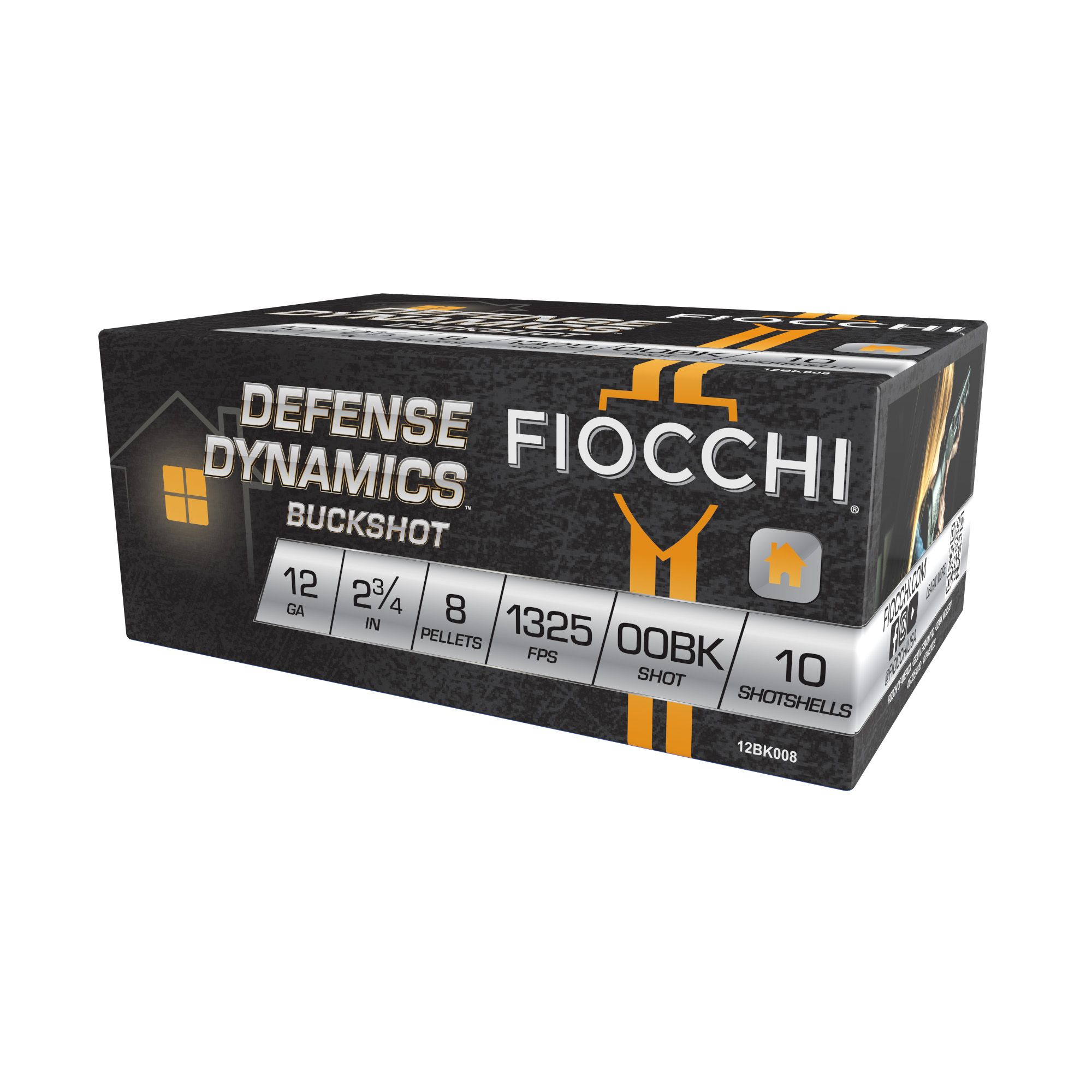 FIOCCHI 12GA 2.75″ 00BK 10/250