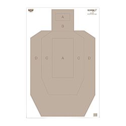 B/C EZE-SCORER IPSC TGT 100-23X35